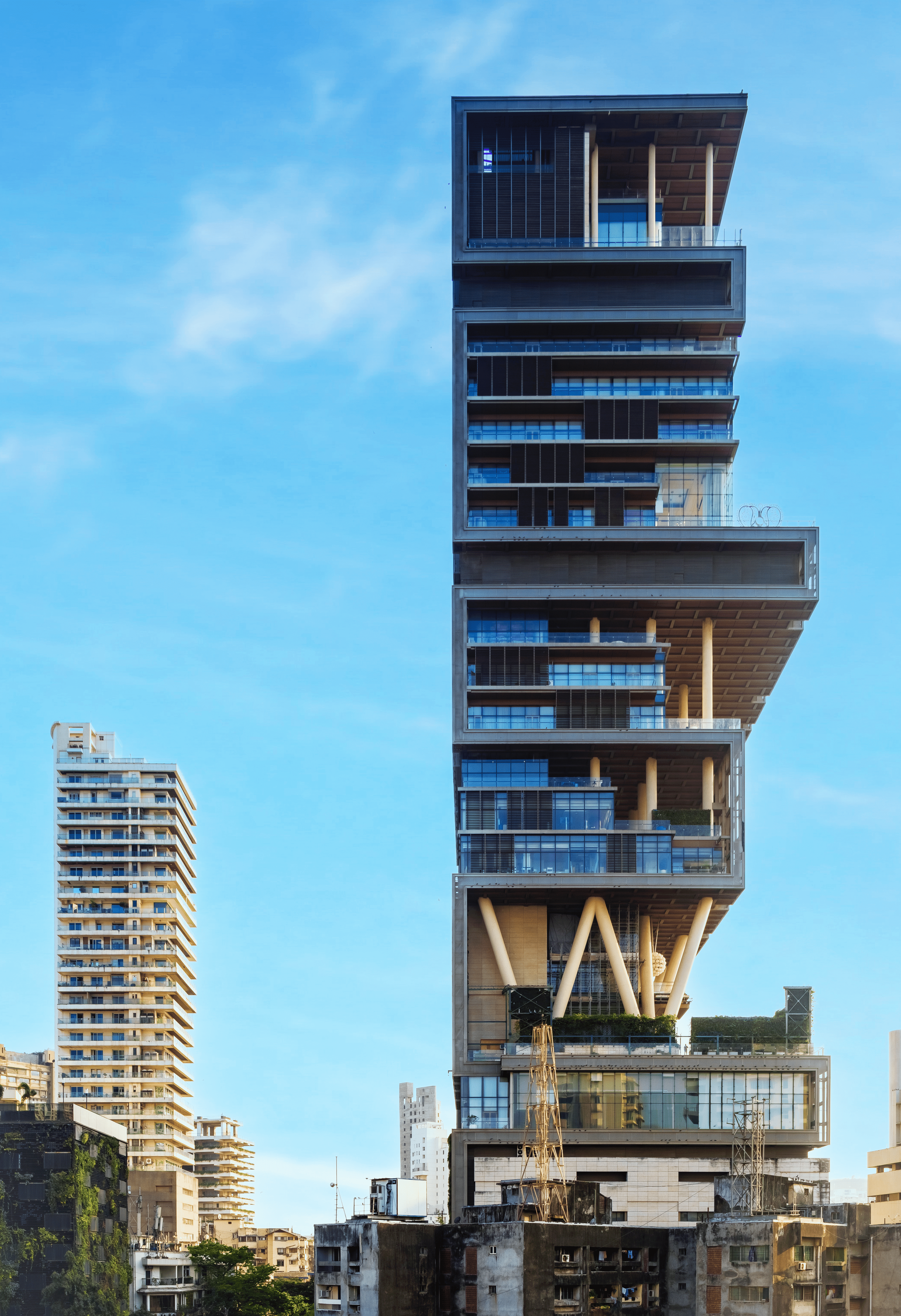 Glass Wall Systems' completed Project - Antilia Building