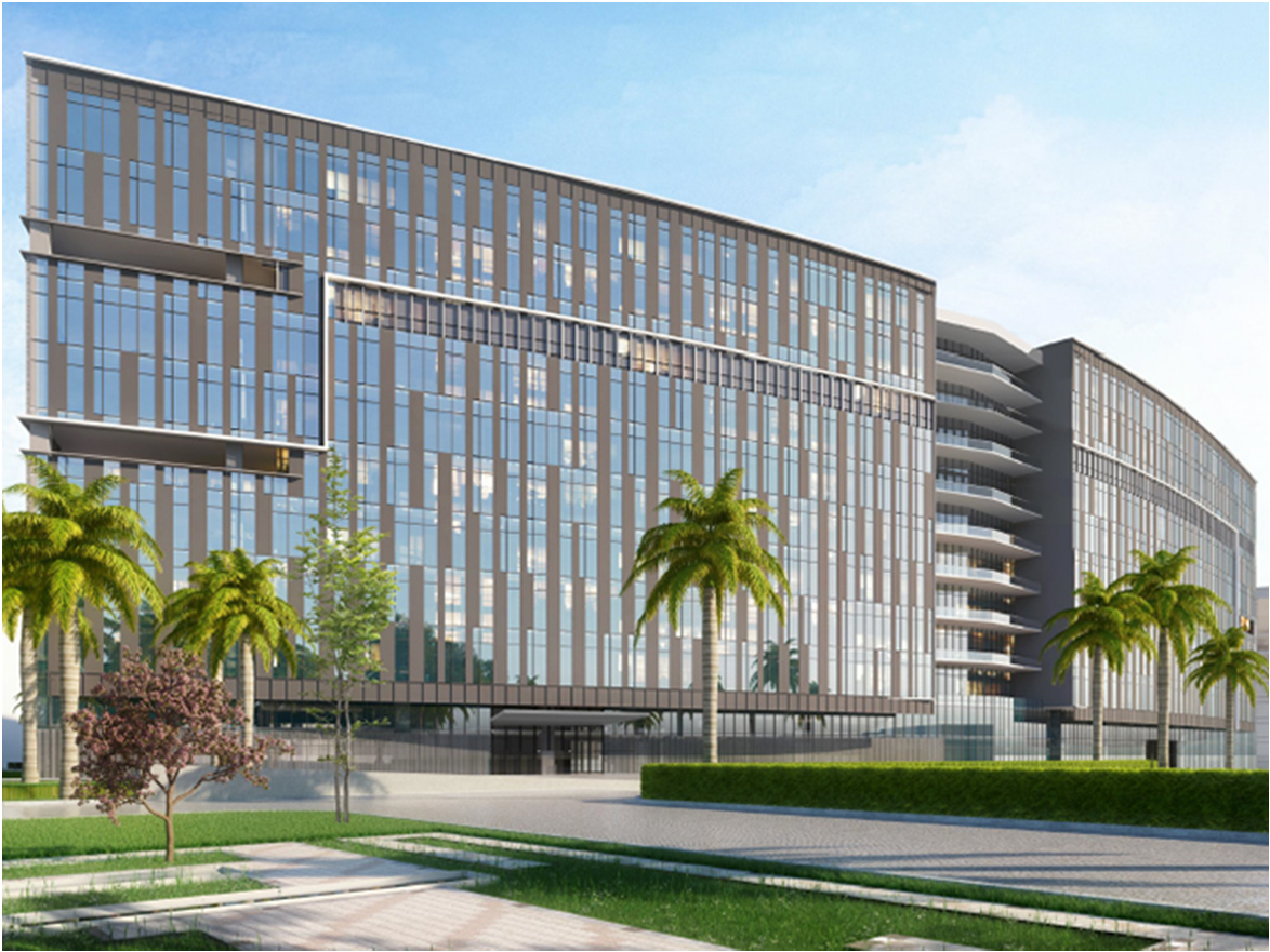 Glass Wall Systems' completed Project - Embassy Tech Zone