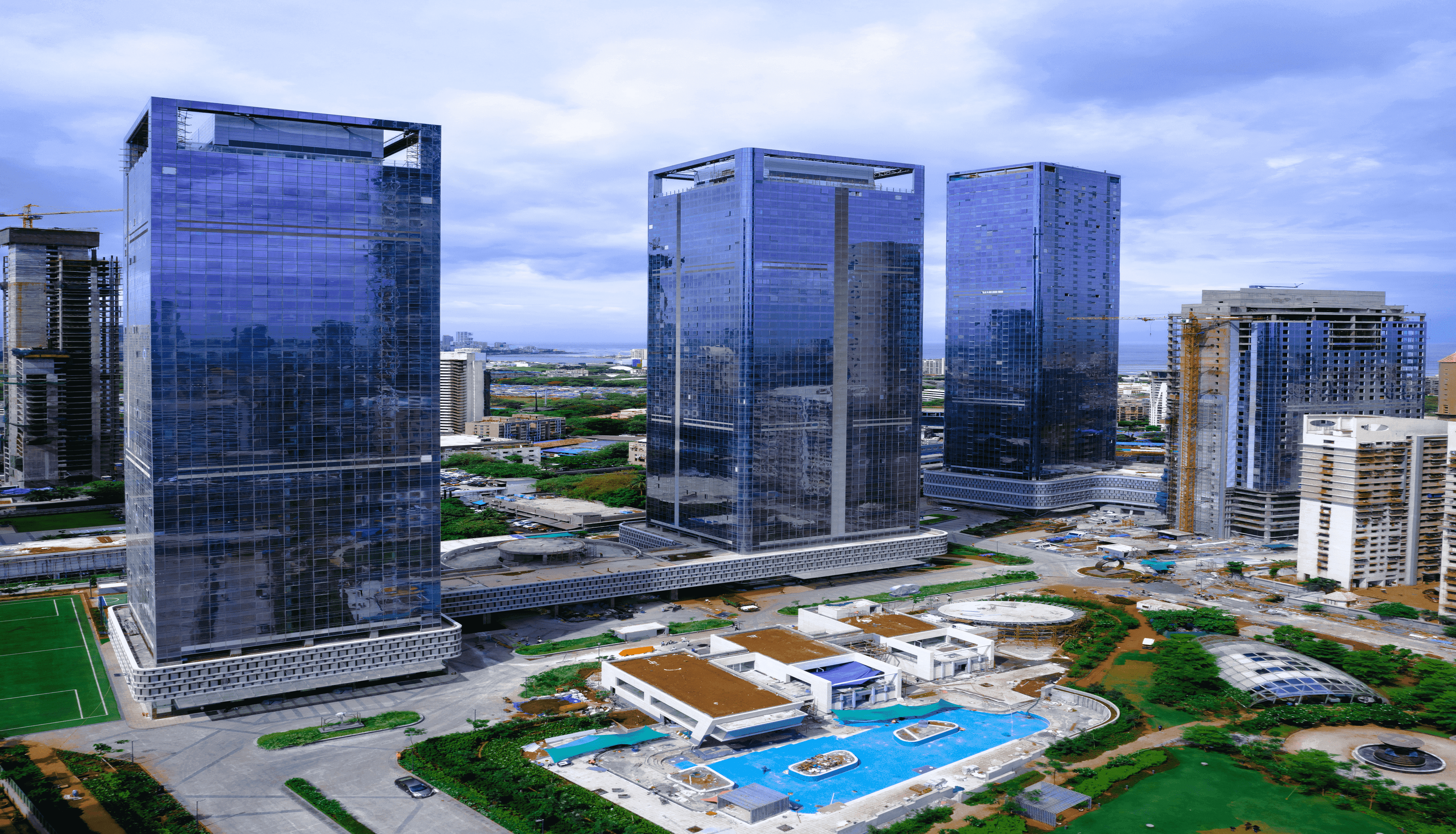 Glass Wall Systems' completed Project - Indiabulls Blu