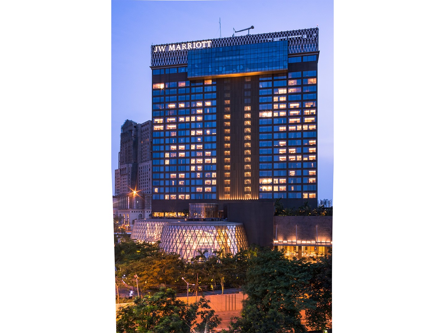 Glass Wall Systems' completed Project - JW Marriott 5