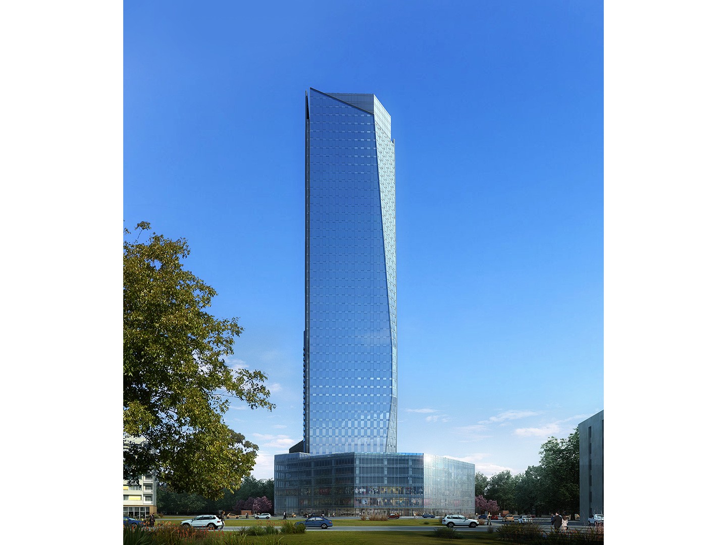 Glass Wall Systems' completed Project - The Atmosphere Building