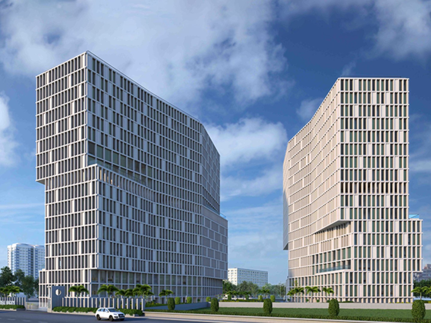 Glass Wall Systems' completed Project - The Atmosphere Building