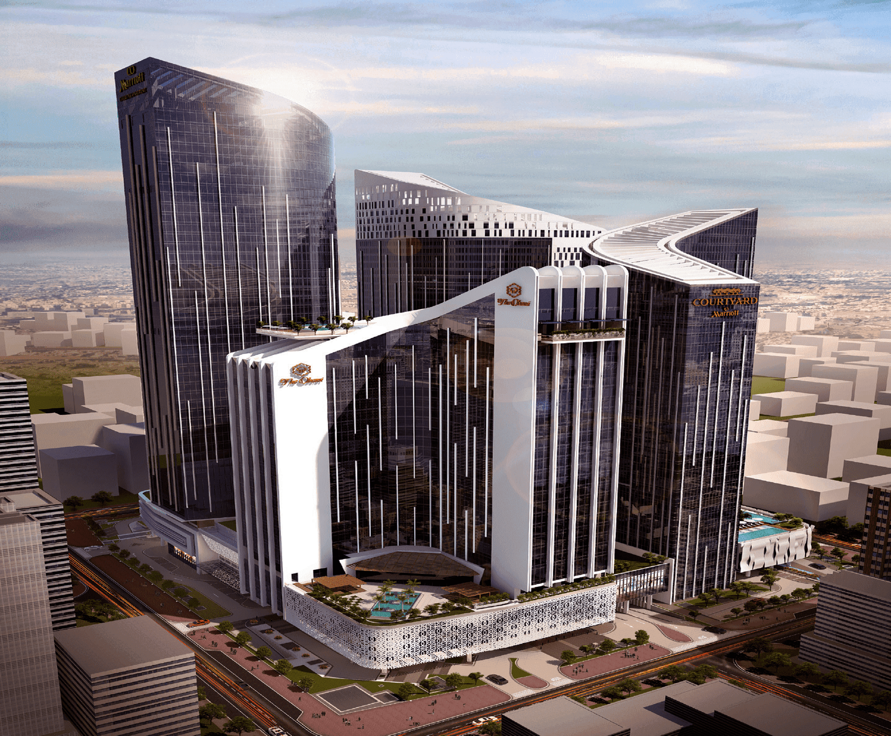 Glass Wall Systems' completed Project - Mozoon Towers