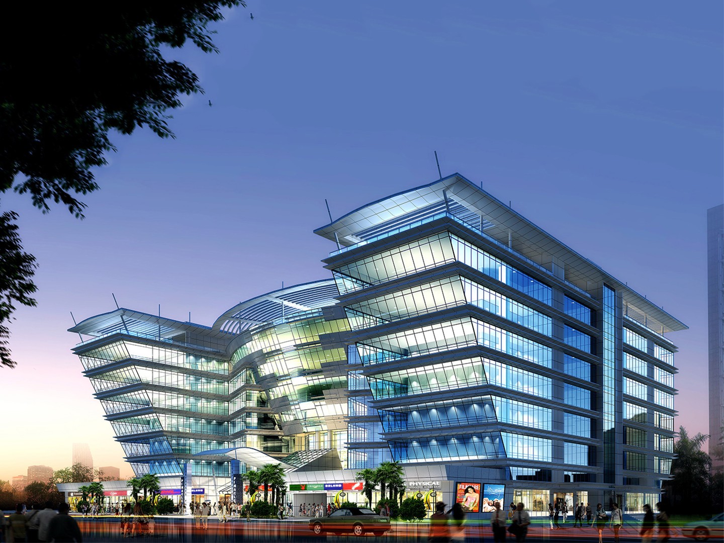 Glass Wall Systems' completed Project - The Atmosphere Building