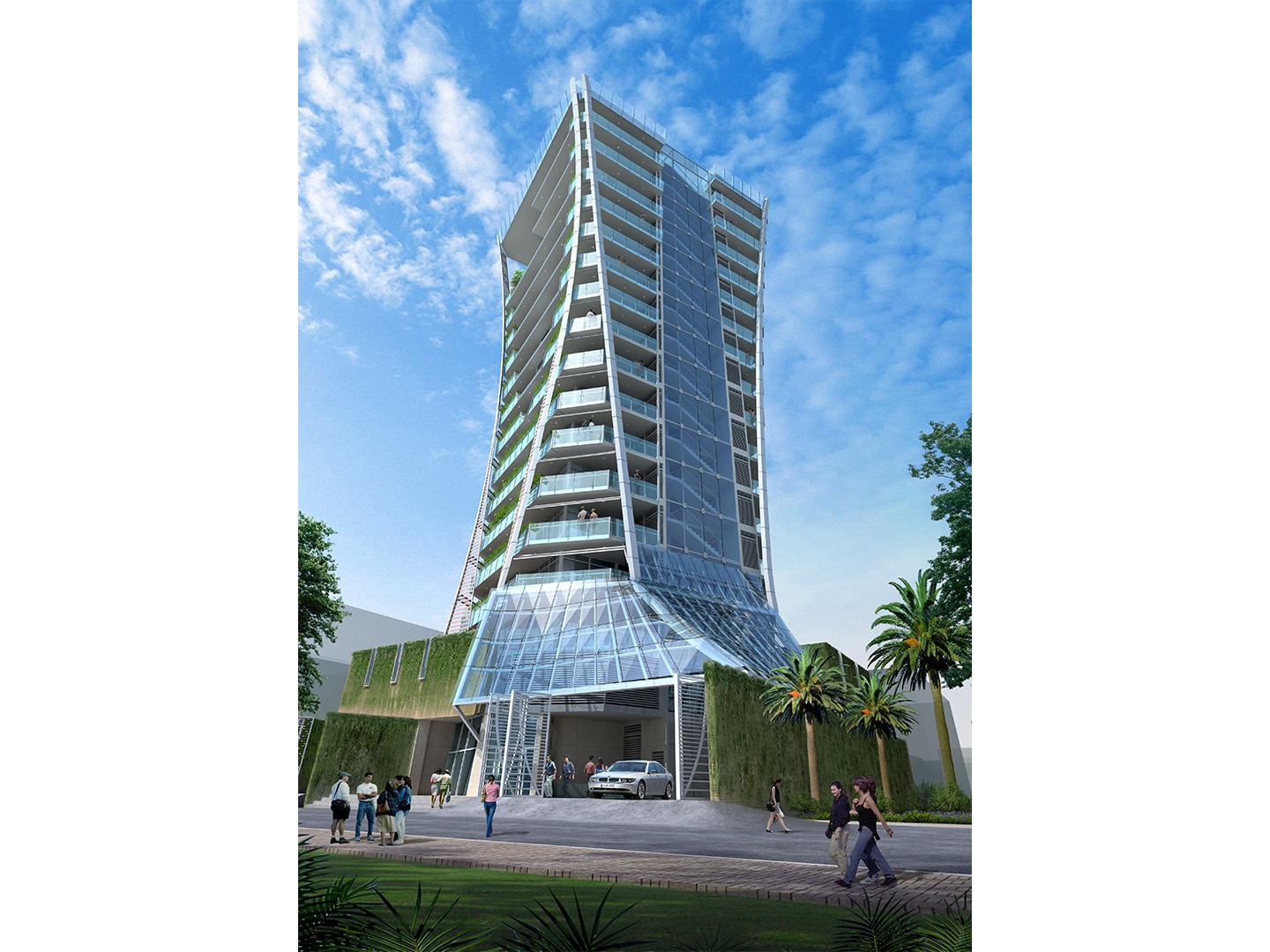 Glass Wall Systems' completed Project - The Atmosphere Building