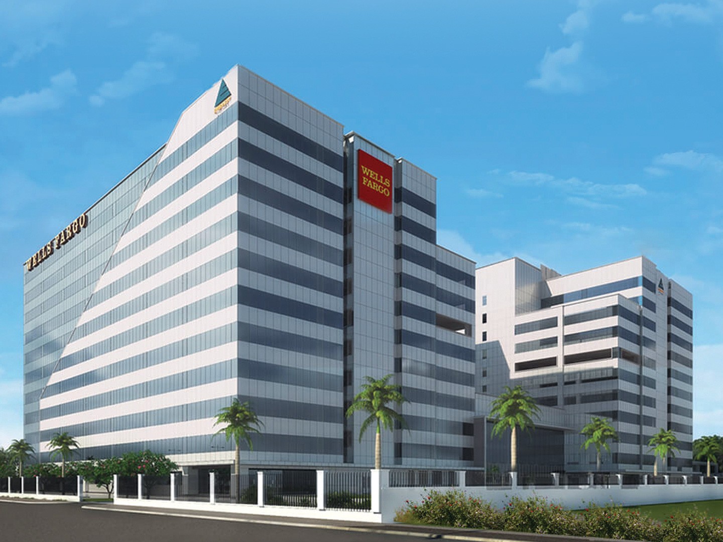 Glass Wall Systems' completed Project - Wells Fargo